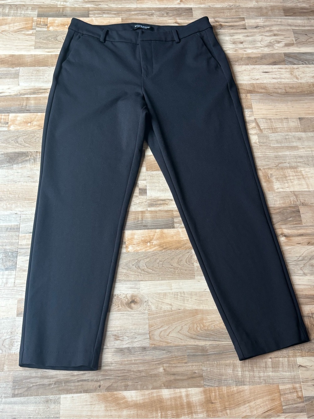 Liverpool Los Angeles Kelsey Trouser Black Stretch Ponte Pants 12 Career - Picture 2 of 12